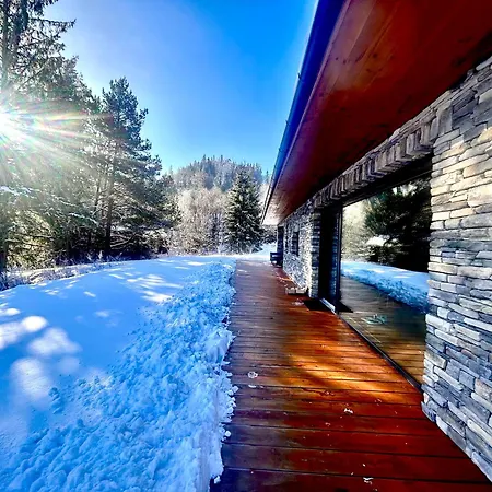 Chalet Mountain Rock - Kvacianska Dolina Villa Bölényfalu